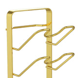 Maxbell 3 Tier Pot Lids Holder Cabinet Spatula Rack for Kitchen Cabinet Accessory Aureate