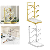 Maxbell 3 Tier Pot Lids Holder Cabinet Spatula Rack for Kitchen Cabinet Accessory Aureate