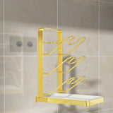 Maxbell 3 Tier Pot Lids Holder Cabinet Spatula Rack for Kitchen Cabinet Accessory Aureate