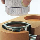 Maxbell Coffee Distributor Adjustable Depth Aluminum Alloy Accessories for Barista Argent