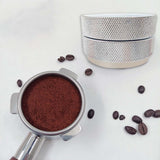 Maxbell Coffee Distributor Adjustable Depth Aluminum Alloy Accessories for Barista Argent