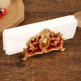 Maxbell Creative Napkin Holder Zinc Alloy for Kitchen Countertop Living Room