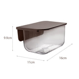 Maxbell Tissue Cover Tissue Paper Storage for Tabletop Living Room Dining Table Brown