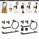 Maxbell Bathroom Hardware Set Bathroom Accessories Kit for Washroom Hotel Home 5Pcs