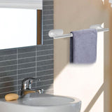 Maxbell Wall Mounted Towel Bars Towel Hanger Towel Holder for Farmhouse Kitchen Room Argent