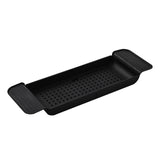 Maxbell Expandable Bathtub Caddy Tray Bathroom Tray for Shower Kitchen Bathroom Black