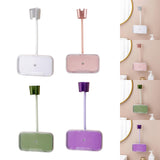 Maxbell Hair Dryer Holder Blow Dryer Rack with Phone Holder for Bedroom Hotel Shower Argent