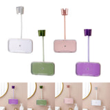 Maxbell Hair Dryer Holder Blow Dryer Rack with Phone Holder for Bedroom Hotel Shower Argent