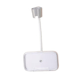 Maxbell Hair Dryer Holder Blow Dryer Rack with Phone Holder for Bedroom Hotel Shower Argent