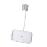 Maxbell Hair Dryer Holder Blow Dryer Rack with Phone Holder for Bedroom Hotel Shower Argent