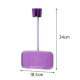 Maxbell Hair Dryer Holder Blow Dryer Rack with Phone Holder for Bedroom Hotel Shower Amaranth