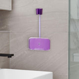 Maxbell Hair Dryer Holder Blow Dryer Rack with Phone Holder for Bedroom Hotel Shower Amaranth