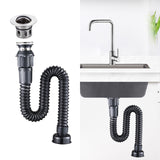 Maxbell Sink Drain Pipe Washing Machine Drain Hose Seal Seal Rings for Hotel Kitchen style B