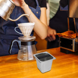 Maxbell Stainless Steel Coffee Knocking Box with Rubber Bar Easily Clean Heavy Duty Size M