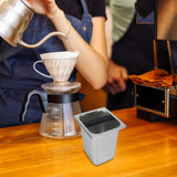 Maxbell Stainless Steel Coffee Knocking Box with Rubber Bar Easily Clean Heavy Duty Size L