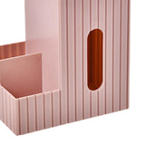 Maxbell Multipurpose Tissue Holder Paper Storage Box for Dining Table Decoration Pink