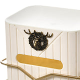 Maxbell Multipurpose Tissue Holder Paper Storage Box for Dining Table Decoration White With Base