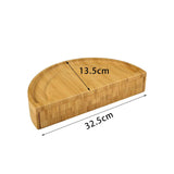 Maxbell Bamboo Cheese Board Drawer Platter Utensils for Christmas Meat Kitchen Tools