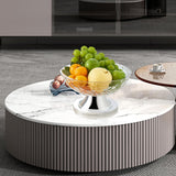 Maxbell Dessert Serving Bowl Tray Snacks Fruit Basket Bowl for Breads Snacks Home White Rotatable