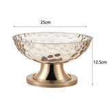 Maxbell Dessert Serving Bowl Tray Snacks Fruit Basket Bowl for Breads Snacks Home Coffee Rotatable