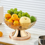 Maxbell Dessert Serving Bowl Tray Snacks Fruit Basket Bowl for Breads Snacks Home Coffee Rotatable