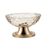 Maxbell Dessert Serving Bowl Tray Snacks Fruit Basket Bowl for Breads Snacks Home Coffee Rotatable