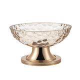 Maxbell Dessert Serving Bowl Tray Snacks Fruit Basket Bowl for Breads Snacks Home Coffee Rotatable