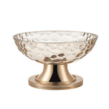 Maxbell Dessert Serving Bowl Tray Snacks Fruit Basket Bowl for Breads Snacks Home Coffee Rotatable