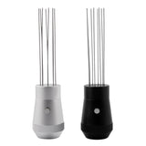 Maxbell Coffee Stirrer Tool Anti Slip Aluminium Alloy Professional Detachable Pins Argent