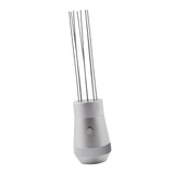 Maxbell Coffee Stirrer Tool Anti Slip Aluminium Alloy Professional Detachable Pins Argent