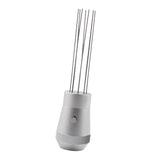 Maxbell Coffee Stirrer Tool Anti Slip Aluminium Alloy Professional Detachable Pins Argent