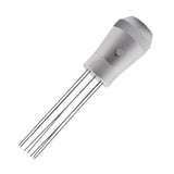 Maxbell Coffee Stirrer Tool Anti Slip Aluminium Alloy Professional Detachable Pins Argent