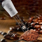 Maxbell Coffee Stirrer Tool Anti Slip Aluminium Alloy Professional Detachable Pins Argent