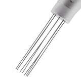 Maxbell Coffee Stirrer Tool Anti Slip Aluminium Alloy Professional Detachable Pins Argent