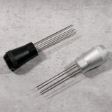 Maxbell Coffee Stirrer Tool Anti Slip Aluminium Alloy Professional Detachable Pins Black