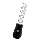 Maxbell Coffee Stirrer Tool Anti Slip Aluminium Alloy Professional Detachable Pins Black
