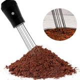Maxbell Coffee Stirrer Tool Anti Slip Aluminium Alloy Professional Detachable Pins Black