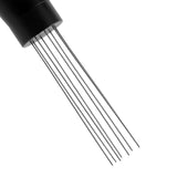 Maxbell Coffee Stirrer Tool Anti Slip Aluminium Alloy Professional Detachable Pins Black