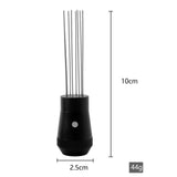 Maxbell Coffee Stirrer Tool Anti Slip Aluminium Alloy Professional Detachable Pins Black