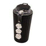Maxbell Stainless Steel Insulated Travel Mug with Tea Infuser Reusable for Travel Black