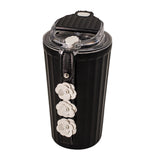Maxbell Stainless Steel Insulated Travel Mug with Tea Infuser Reusable for Travel Black