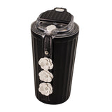 Maxbell Stainless Steel Insulated Travel Mug with Tea Infuser Reusable for Travel Black