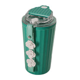 Maxbell Stainless Steel Insulated Travel Mug with Tea Infuser Reusable for Travel Green