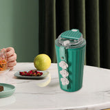 Maxbell Stainless Steel Insulated Travel Mug with Tea Infuser Reusable for Travel Green