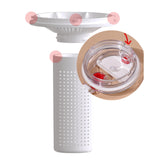 Maxbell Stainless Steel Insulated Travel Mug with Tea Infuser Reusable for Travel Pink