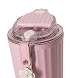 Maxbell Stainless Steel Insulated Travel Mug with Tea Infuser Reusable for Travel Pink