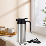 Maxbell 750ml Stainless Steel Travel Car Kettle Heater Automatically Power Off 12V