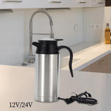 Maxbell 750ml Stainless Steel Travel Car Kettle Heater Automatically Power Off 12V