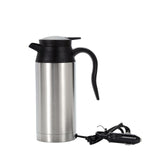 Maxbell 750ml Stainless Steel Travel Car Kettle Heater Automatically Power Off 12V