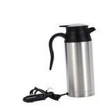 Maxbell 750ml Stainless Steel Travel Car Kettle Heater Automatically Power Off 12V
